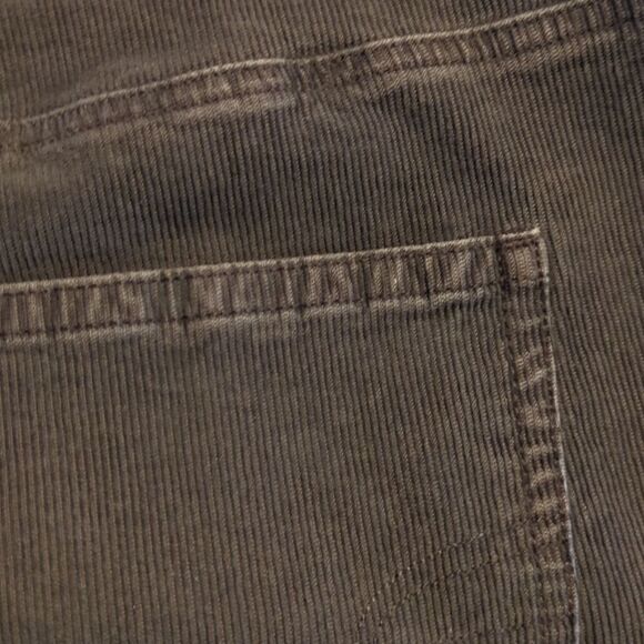 Nwot American Eagle Mom jeans grey cordoroy stretch 24R plus size - Picture 6 of 12